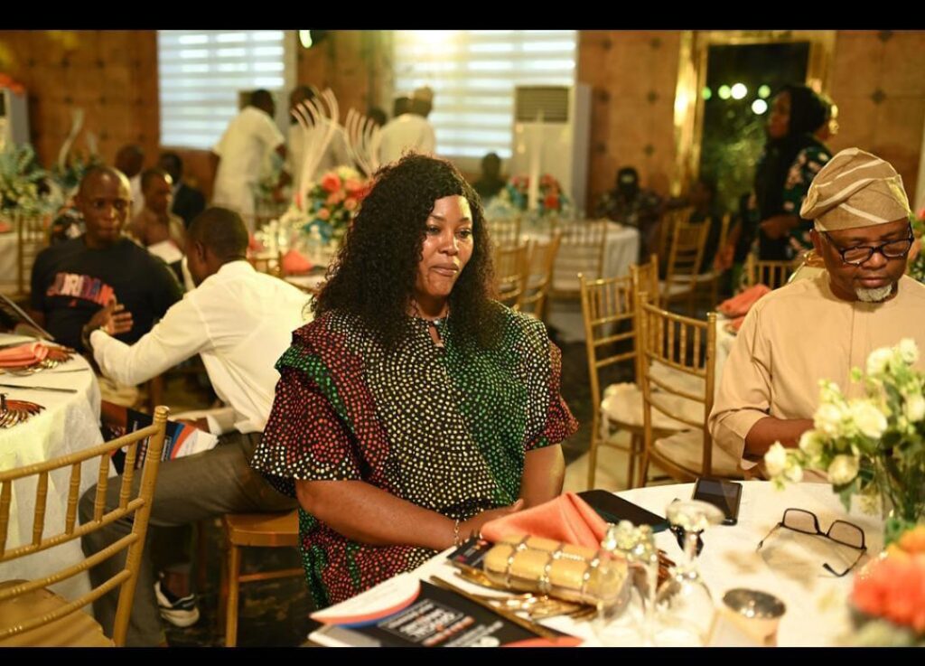 Attendees at event tables